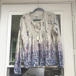 Lucky brand floral shirt